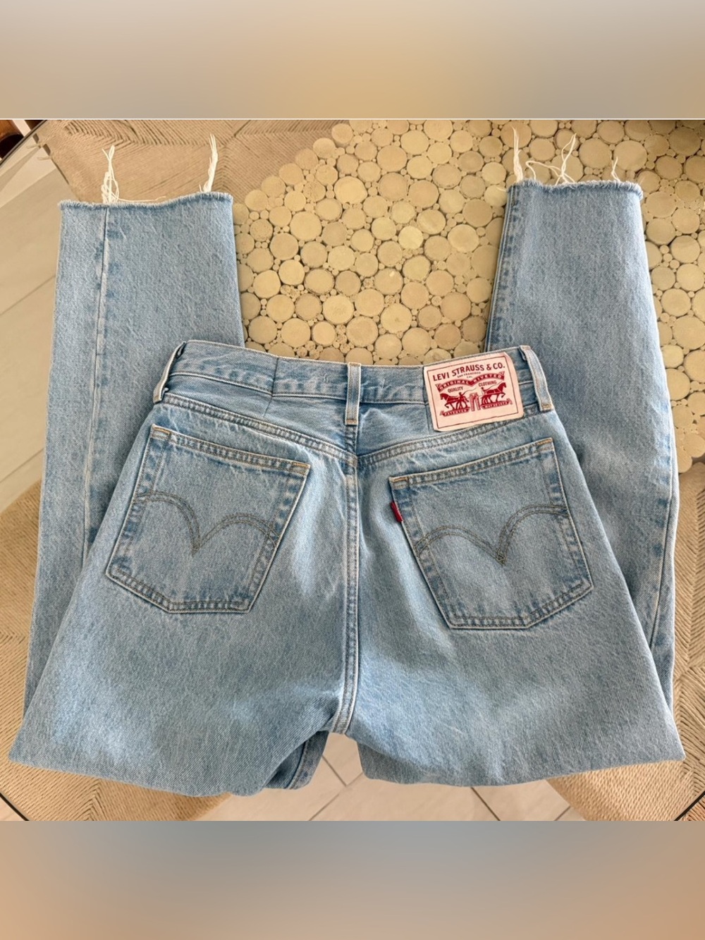 Levi's wedgie straight jeans
